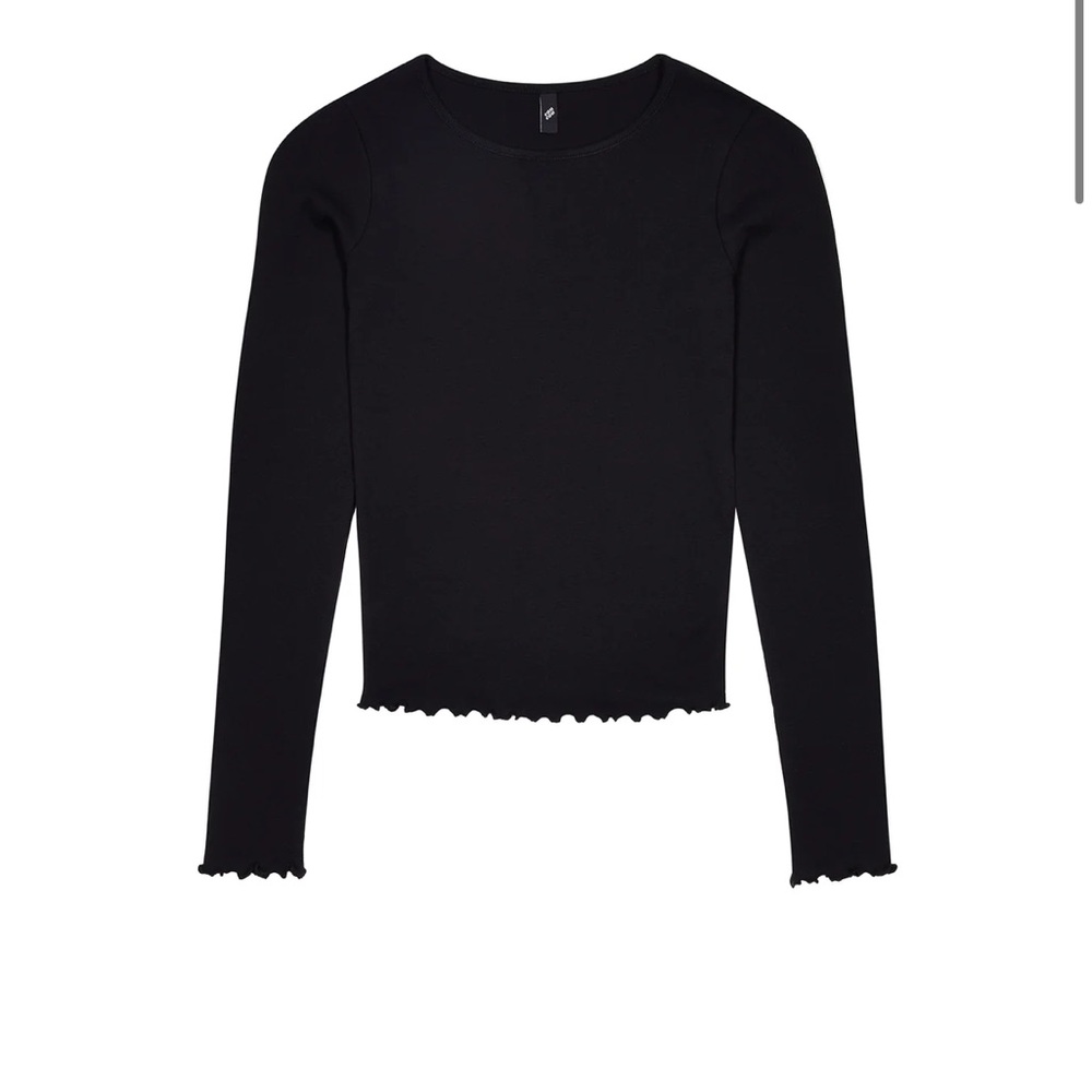 Frilly Long Sleeve Top